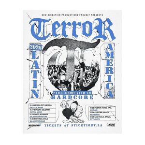 Terror Band Latin America 2026 Schedule Tour Dates Still Dedicated Poster 165
